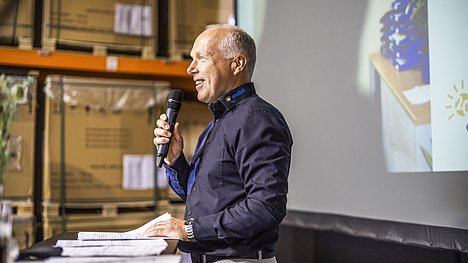 Reinhard Horn informiert in Vortrag Reinhard Horn informiert in Vortrag