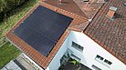 Photovoltaikanlage auf einem Einfamilienhausdach in Dornburg-Dorndorf 
