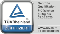 TÜV Reihnland Zertifikat