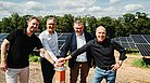Projekt-Team eröffnet Solarpark Görgeshausen