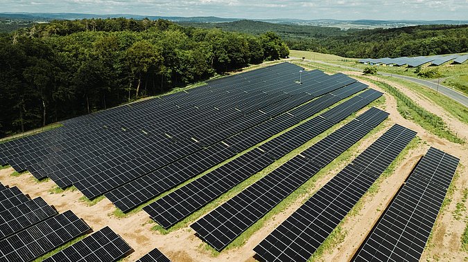 PV-Module auf Freifläche - Solarpark Görgeshausen