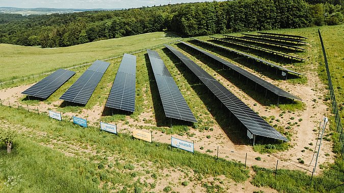 PV-Module auf Freifläche - Solarpark Görgeshausen