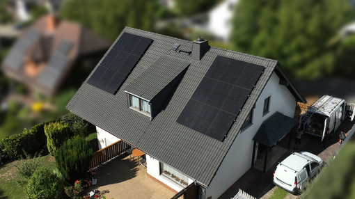 Einfamilienhaus Photovoltaikanlage 