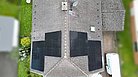 Photovoltaikanlage auf einem Einfamilienhausdach in Hünstetten-Strinz-Trinitatis