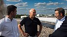 Reinhard Horn informiert über PV-Anlage