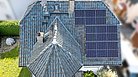 Photovoltaikanlage auf einem Einfamilienhausdach in Weilburg-Kirschhofen