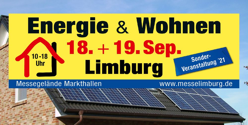 Limburg: Energie & Wohnen Messe 2021 am 18. + 19.09.